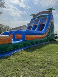 18 Foot Tropical Water Slide